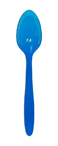 Big Grip copolymer teaspoon for correctional facilities – reusable inmate utensil